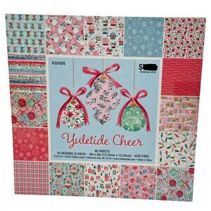 Yuletide Cheer 6x6 Paper Pad Christmas 2025 Scrapbook 48 Sheets Hobby Lobby New